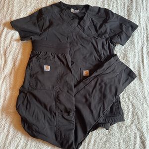 Black Carhartt Scrub Set